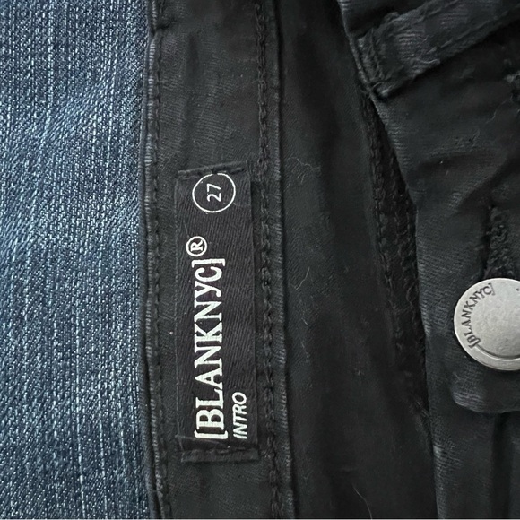 BLANKNYC  Jeans Women’s 27 Intro Chains Stars Studs Black studded - Picture 7 of 7